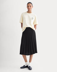 Everlane x Peace and Quiet Crest Graphic Tee | Bone