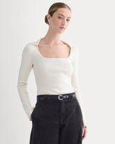 Knit Scoop-Neck Top | Birch