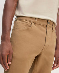 The Stretch Twill 5-Pocket Pant | Toasted Coconut