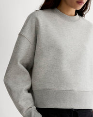 Luxe Fleece Sweatshirt | Heathered Grey