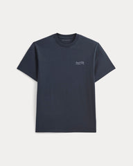 Everlane x Peace & Quiet Graphic Logo Tee | Navy
