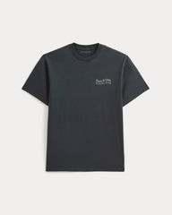 Everlane x Peace and Quiet Crest Graphic Tee | Navy