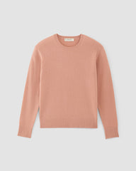The Classic Crew in Cashmere | Blush Pink