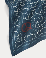 Everlane x Peace & Quiet Silk Bandana | Navy