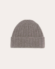 The Alpaca Beanie | Taupe Melange
