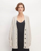 The Alpaca Oversized Cardigan | Almond