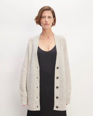 The Alpaca Oversized Cardigan | Almond