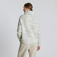 The Alpaca Oversized Turtleneck | Light Grey Heather
