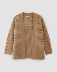 The Cloud Oversized Textured Cardigan | Tiger's Eye