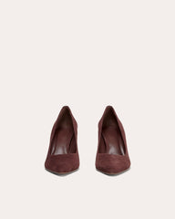 The Banana Pump | Dark Mahogany Suede