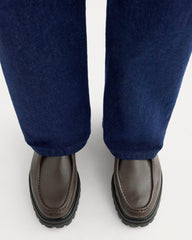 Leather Lug Chukka | Deep Brown