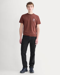 Everlane x Peace and Quiet Crest Graphic Tee | Wine