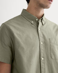 The Organic Short Sleeve Oxford Shirt | Sage Green