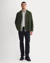 Fine Wale Corduroy Chore Blazer | Dark Forest