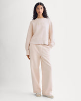 Everlane x The Laufey Foundation Wide-Leg Sweatpant | Pale Peony