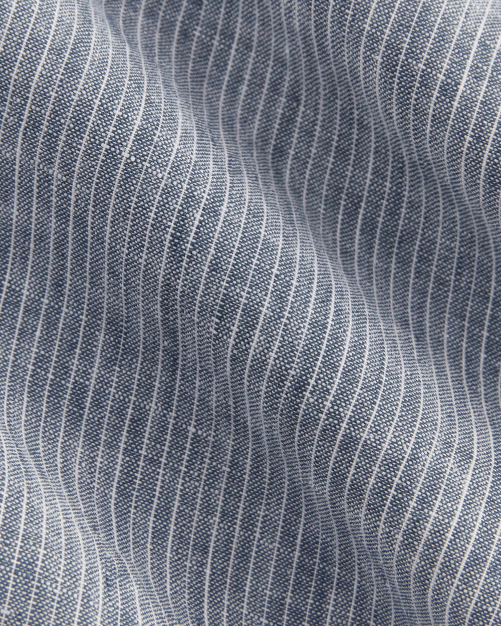 The Linen Way-High® Drape Pant  | White / Blue