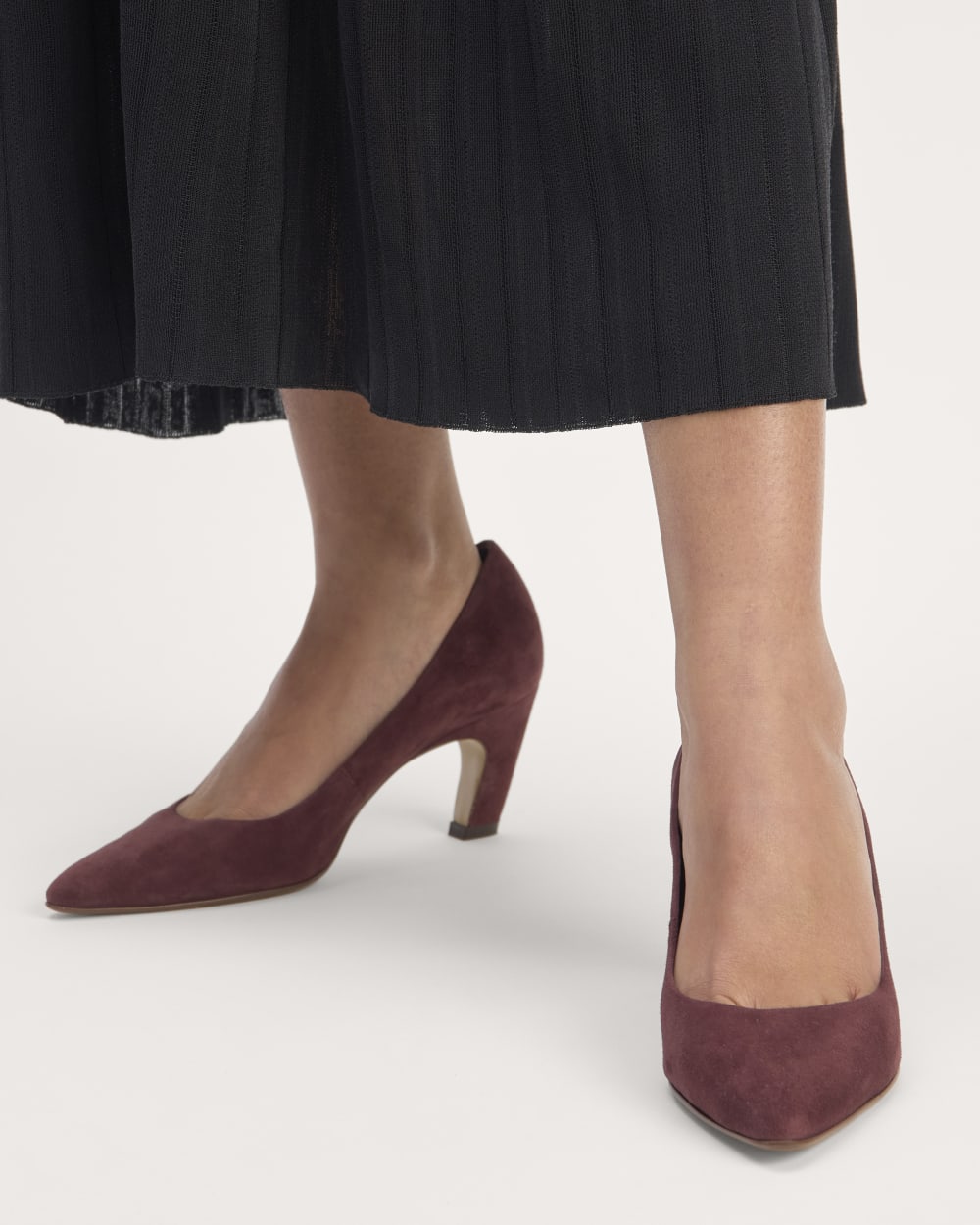 The Banana Pump | Dark Mahogany Suede