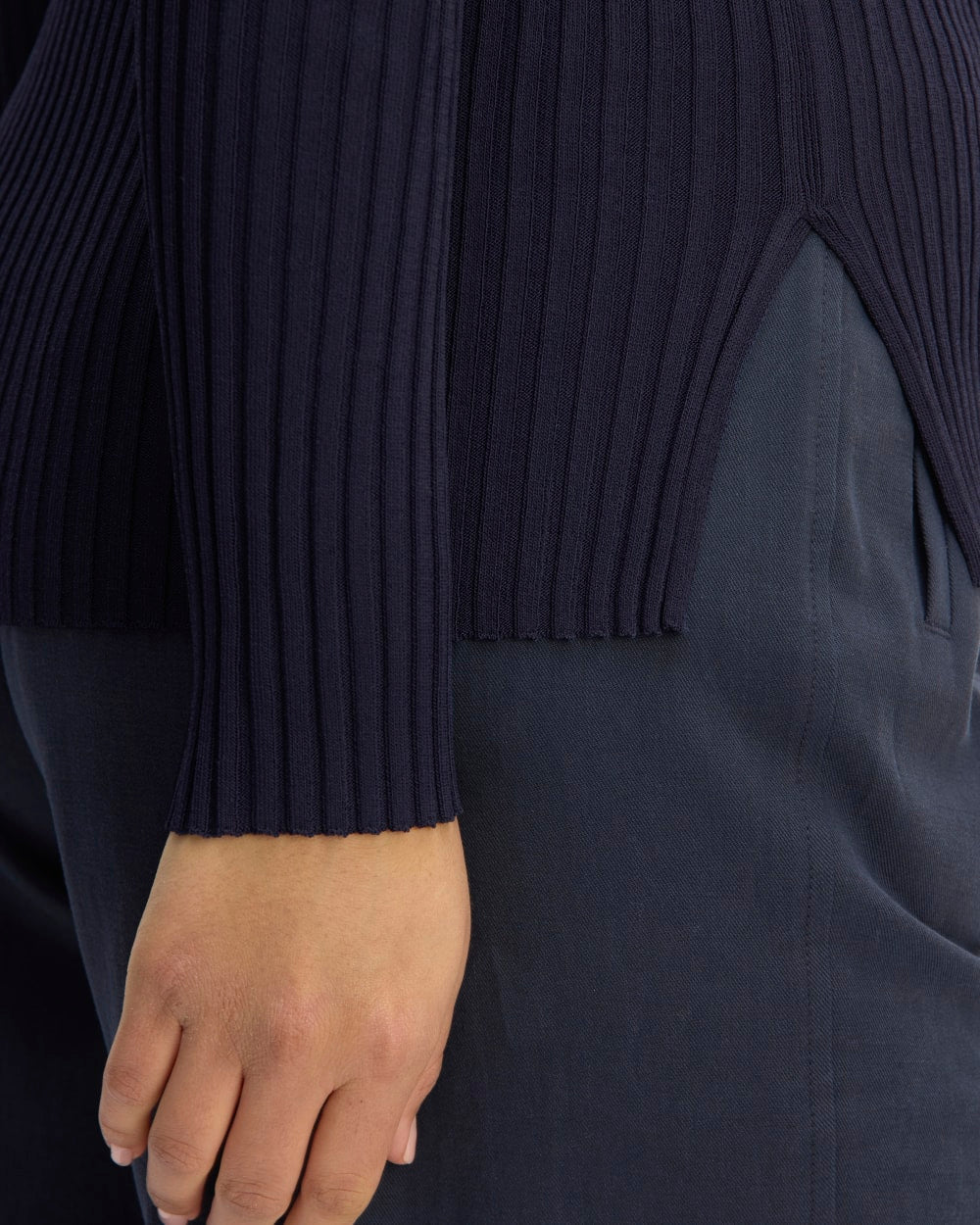 The Viscose Knit Crew | Navy