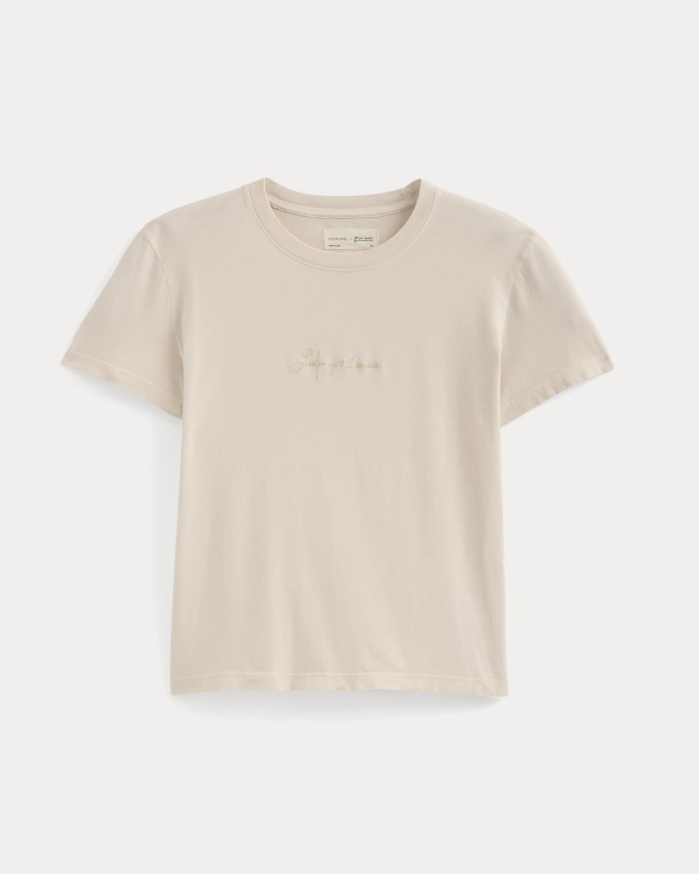 Everlane x The Laufey Foundation Box-Cut Tee | Pale Peony