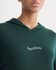 Everlane x Peace & Quiet Cashmere Hoodie | Pine