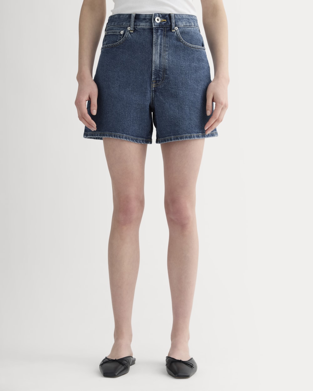 The A-Line Denim Short | Ocean