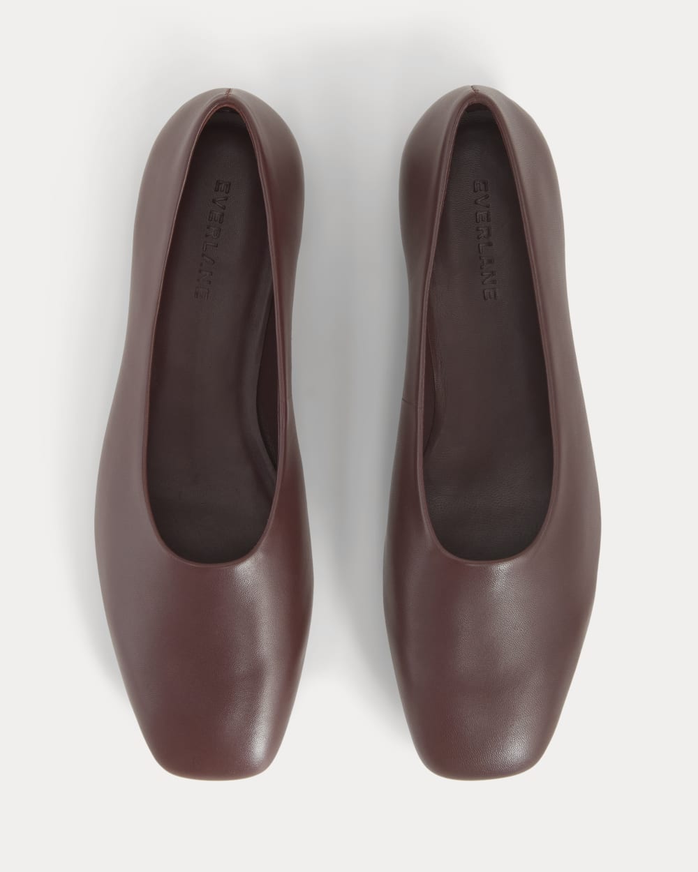 Gallery Square-Toe Flat | Burgundy