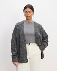 The Confetti Cardigan | Charcoal Multi