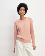 The Classic Crew in Cashmere | Blush Pink