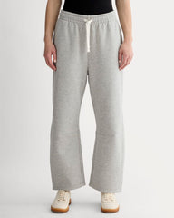 Luxe Fleece Barrel Sweatpant | Heathered Grey