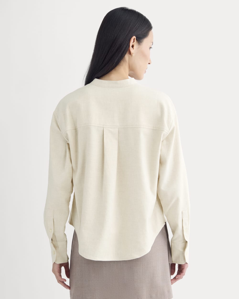 Flannel Shirt | Heathered Oat