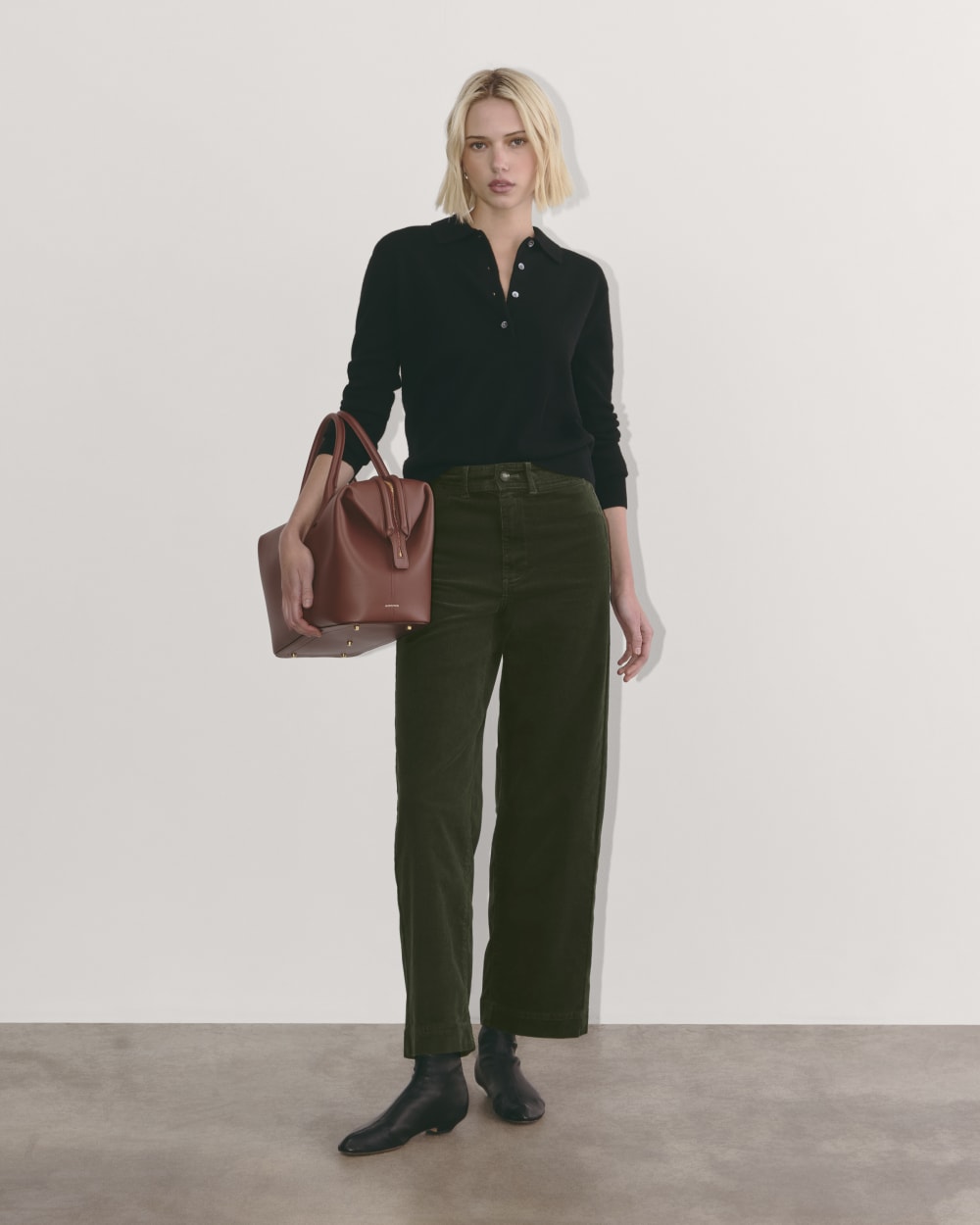 The Sailor Pant in Corduroy | Dark Forest