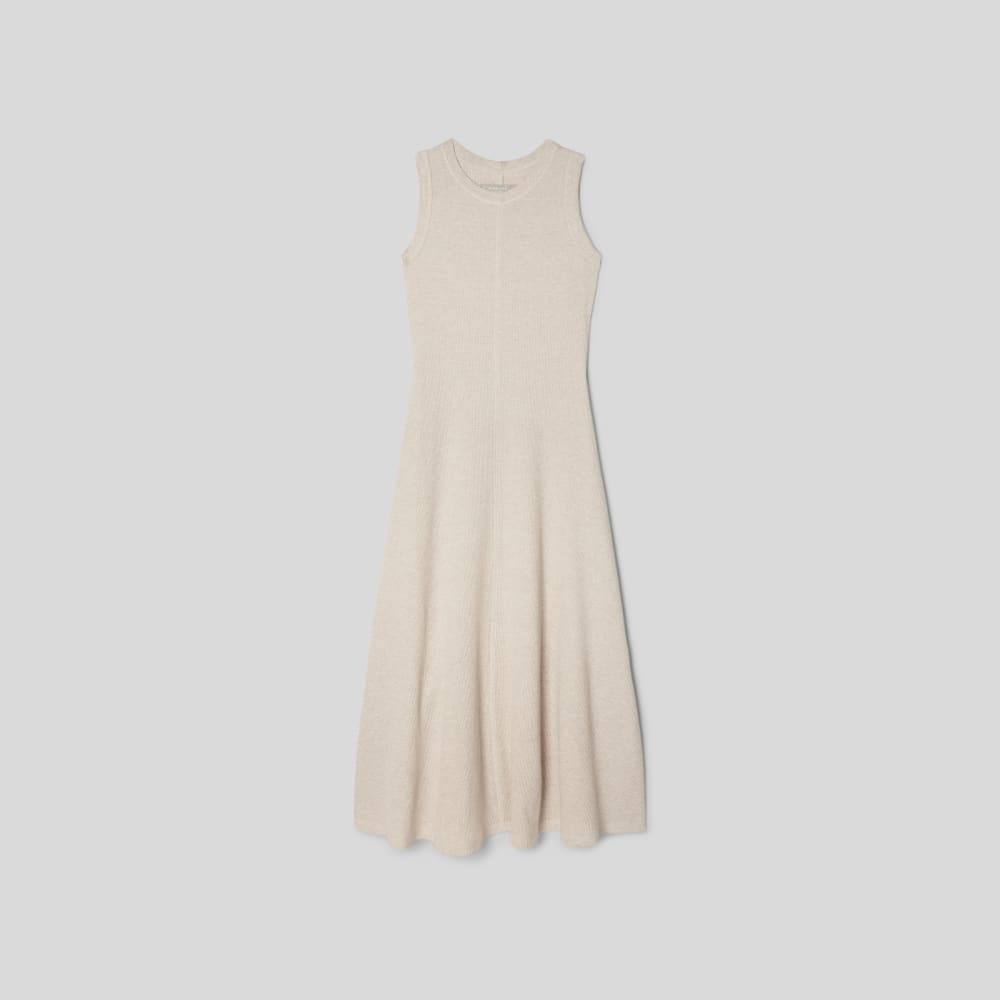 The  Organic Cotton Waffle Tank Dress | Heathered Pelican