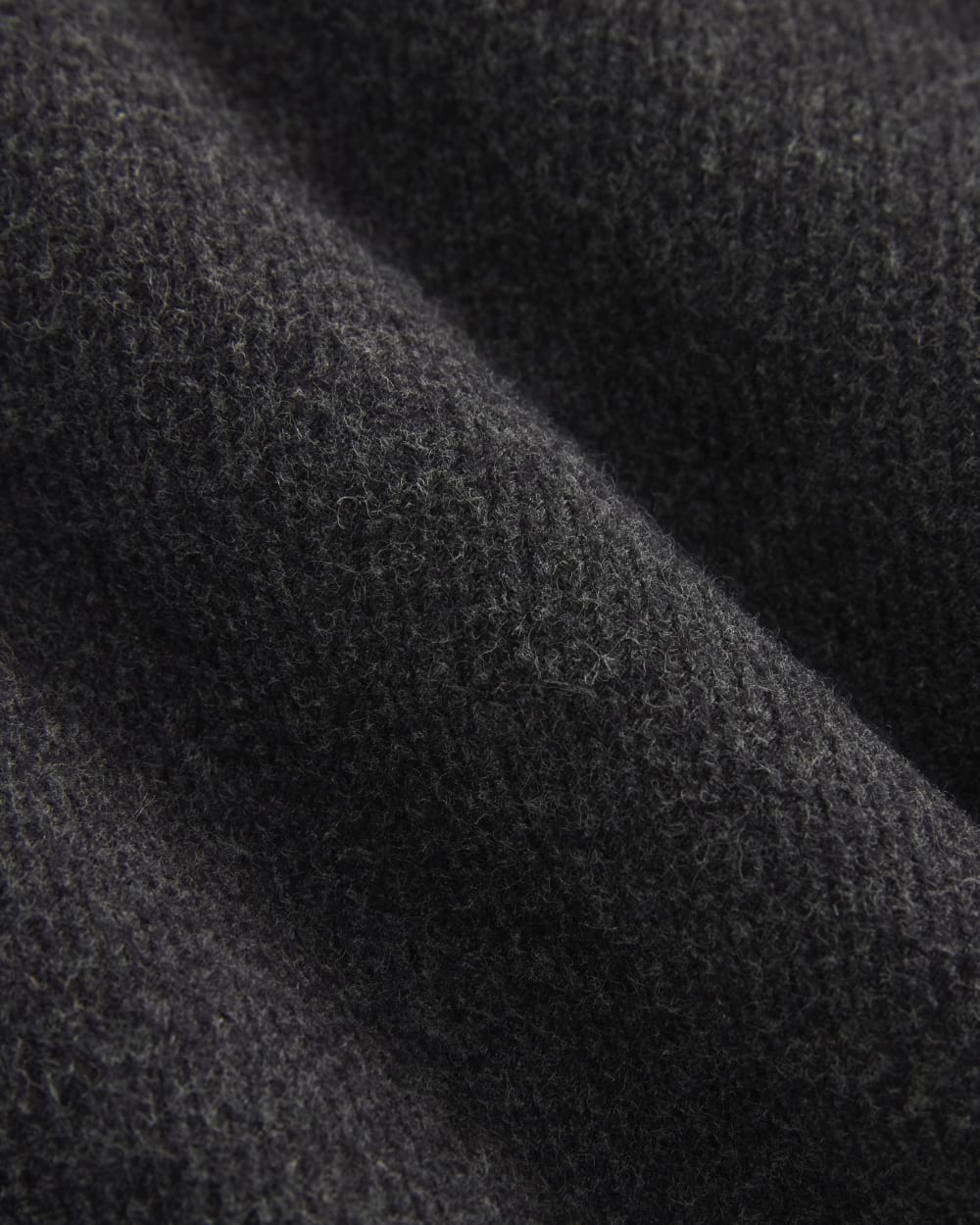 Heavyweight Waffle Twill Overshirt | Heather Charcoal