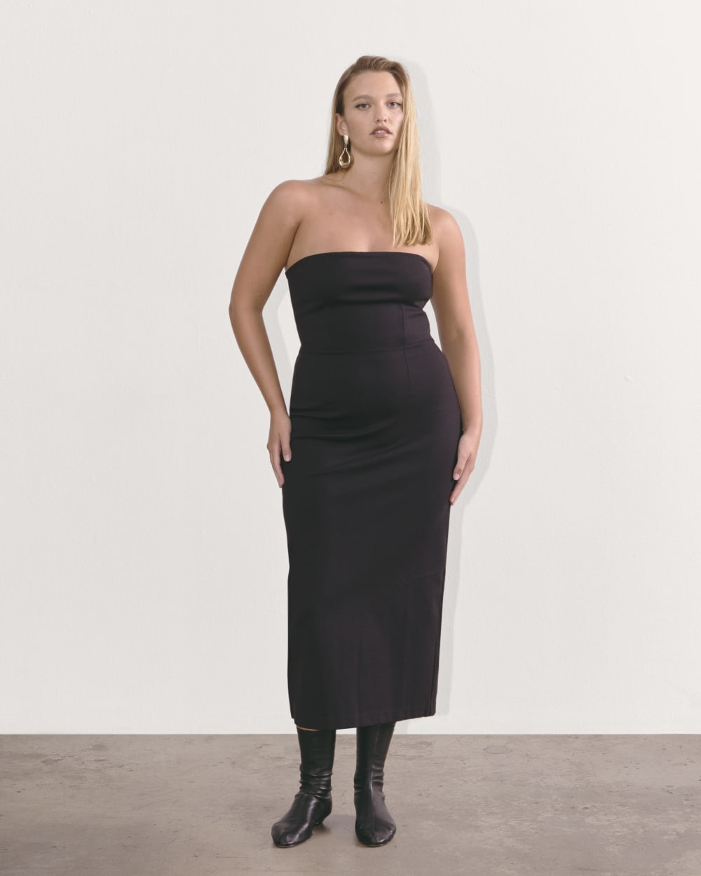 The Dream Strapless Dress | Black