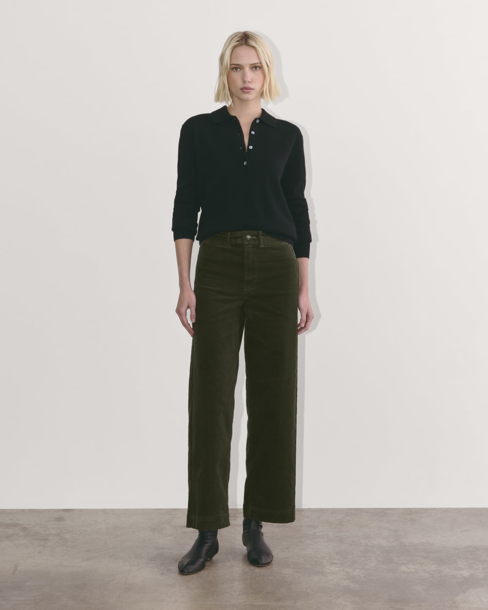 The Sailor Pant in Corduroy | Dark Forest