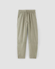 The Linen Pull-On Barrel Pant | Sage Green
