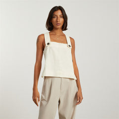 The Apron Linen Tank | Canvas