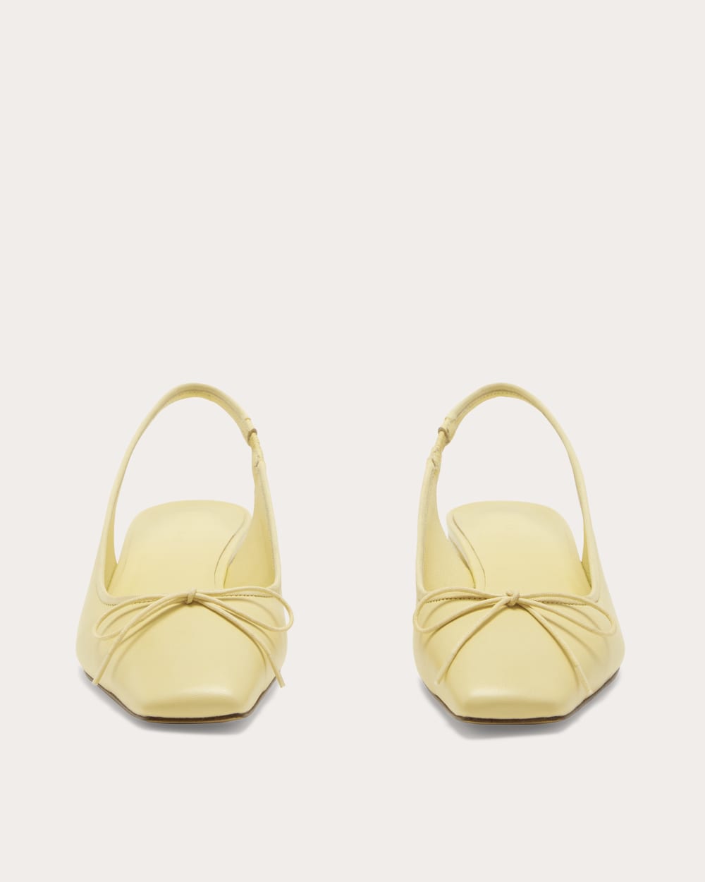 The Ballet Slingback Heel | Straw