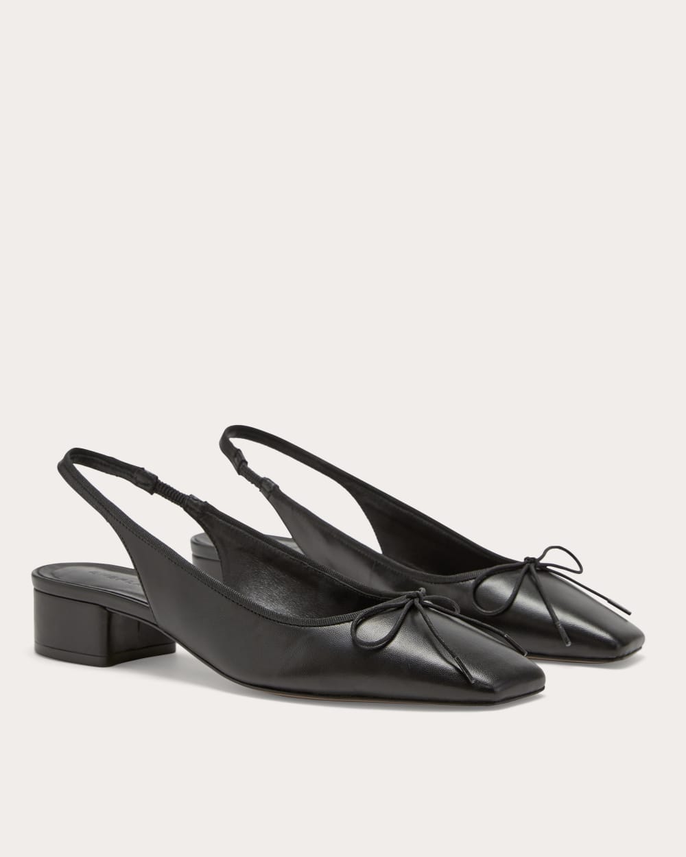 The Ballet Slingback Heel | Black