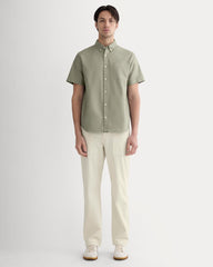 The Organic Short Sleeve Oxford Shirt | Sage Green