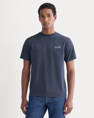 Everlane x Peace and Quiet Crest Graphic Tee |  Navy