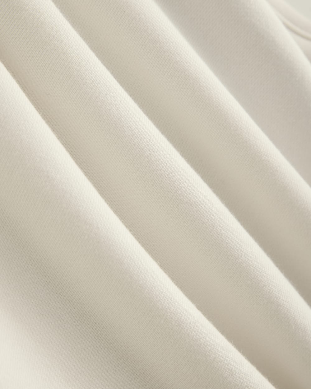 Luxe Fleece Full-Zip Cropped Hoodie | Bone