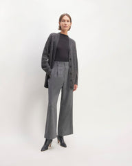 The Alpaca Oversized Cardigan | Dark Charcoal