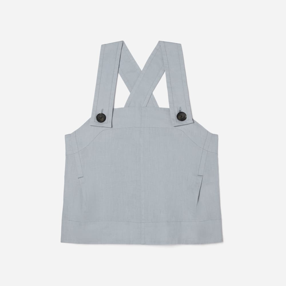 The Apron Linen Tank | Sky