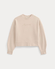 Everlane x The Laufey Foundation Cropped Sweatshirt | Pale Peony