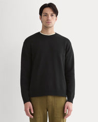 The Classic Sweater in Everyday Cotton | Black