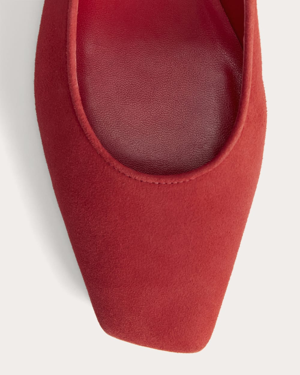 The Ballet Pump | Classic Red Suede