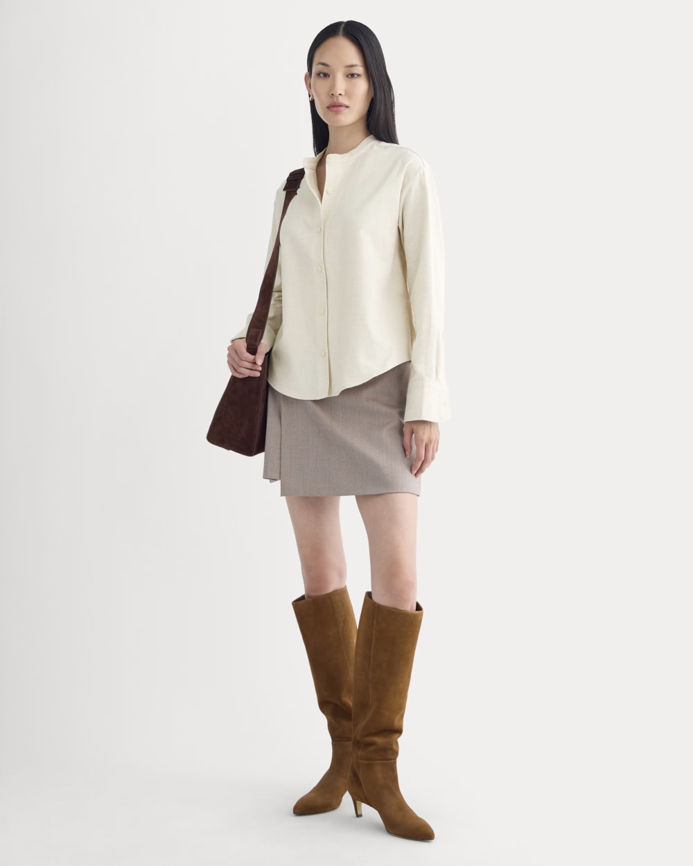 Flannel Shirt | Heathered Oat