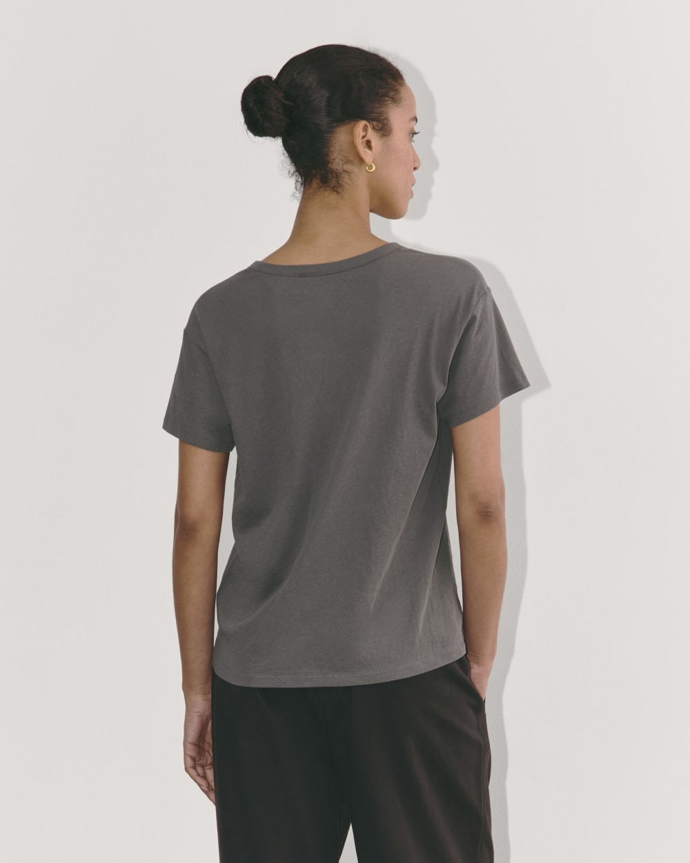 The Air Scoop-Neck Tee | Graphite