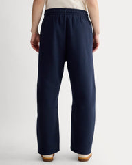 Luxe Fleece Barrel Sweatpant | Navy
